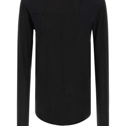 Thom Krom Black Viscose T-Shirt