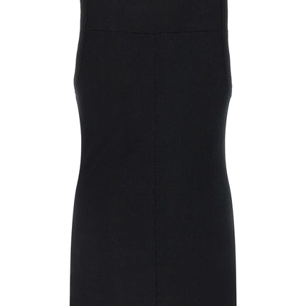 Thom Krom Black Cotton Sleeveles T-Shirt