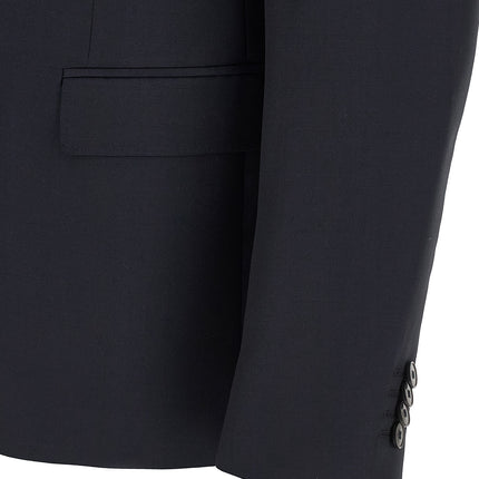 ZEGNA Blue Wool Two-Piece Suit