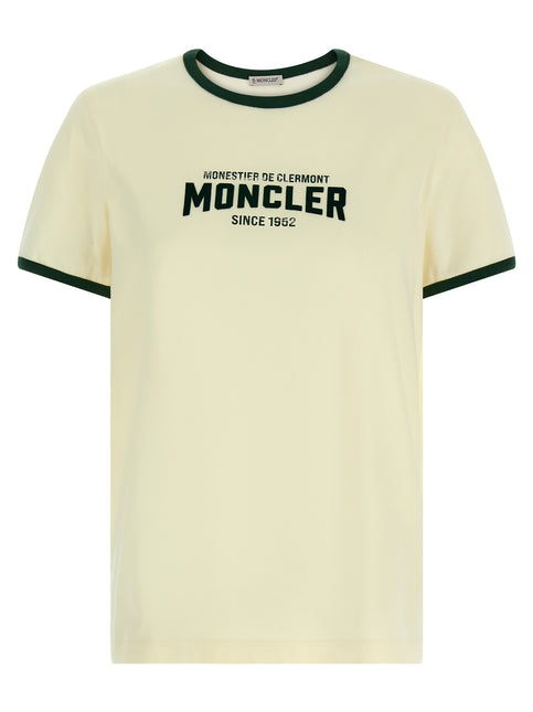 Moncler Beige Cotton T-Shirt