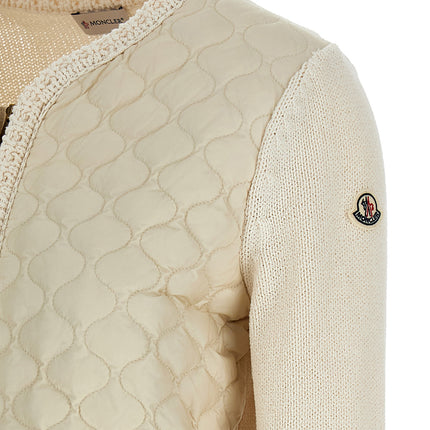 Moncler Beige Cotton Cardigan