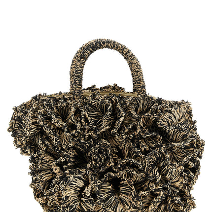 Ibeliv Bicolor Raffia Handbag