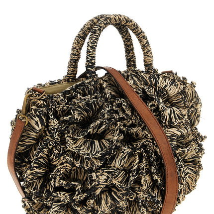 Ibeliv Bicolor Raffia Handbag