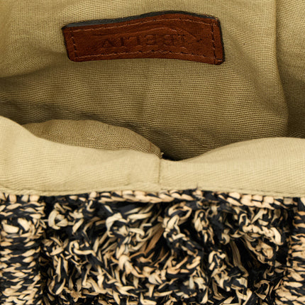 Ibeliv Bicolor Raffia Handbag