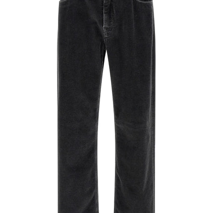 Fendi Gray Cotton Casual Pants