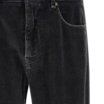 Fendi Gray Cotton Casual Pants