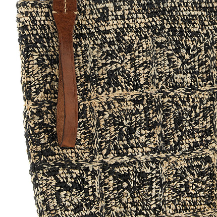 Ibeliv Bicolor Raffia Clutch Bag
