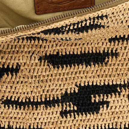 Ibeliv Multicolor Raffia Clutch Bag