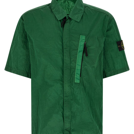 Stone Island Bicolor Polyamide Blouse