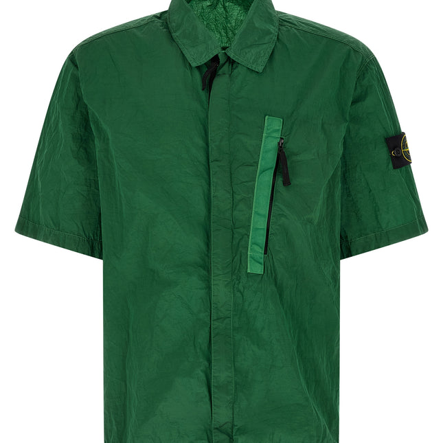 Stone Island Bicolor Polyamide Blouse