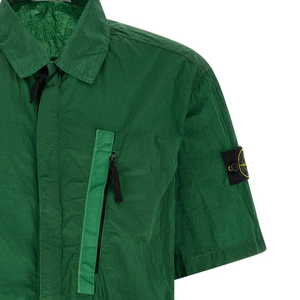 Stone Island Bicolor Polyamide Blouse