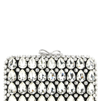 Self-Portrait Black Polyester Clutch Bag
