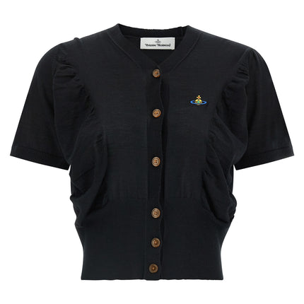 Vivienne Westwood Black Wool Cardigan