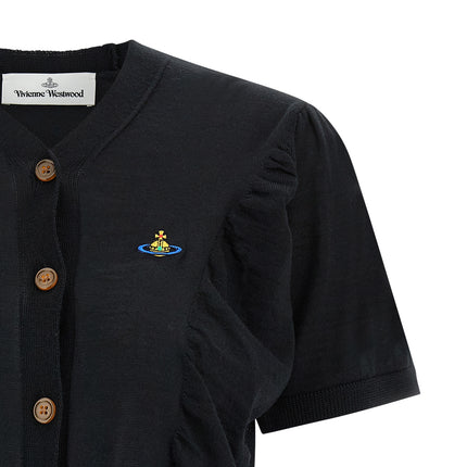Vivienne Westwood Black Wool Cardigan
