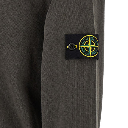 Stone Island Gray Cotton Sweatshirt