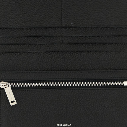 Ferragamo Black Calfskin Wallet