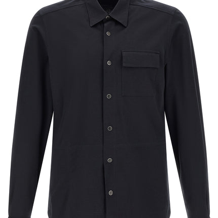 Kiton Blue Cotton Blouse