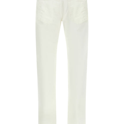 Jacob Cohen White Cotton Straight-Leg Jeans