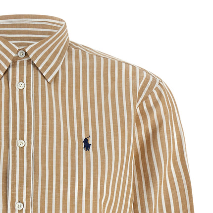 Polo Ralph Lauren Beige Cotton Blouse