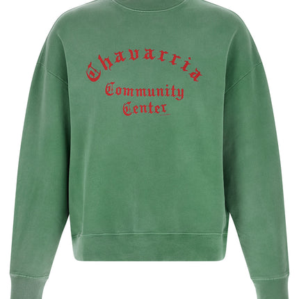 WILLY CHAVARRIA Bicolor Cotton Sweatshirt