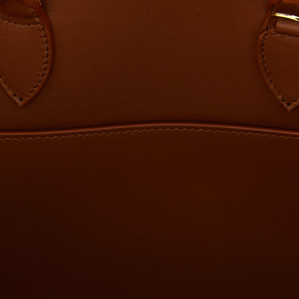 Ferragamo Brown Calfskin Handbag