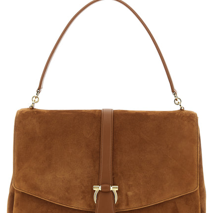 Ferragamo Brown Goatskin Shoulder Bag