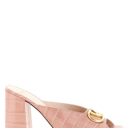 Valentino Garavani Multicolor Calfskin Stiletto Heel Sandals