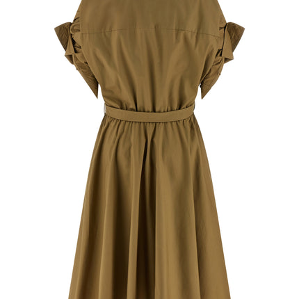 NUDE Bicolor Cotton Midi Dress