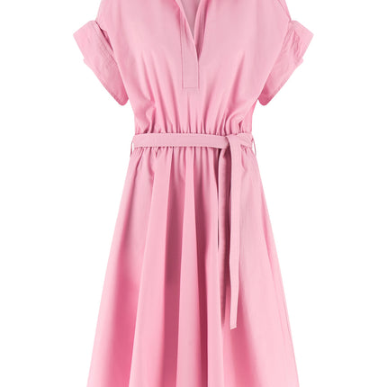 NUDE Multicolor Cotton Midi Dress