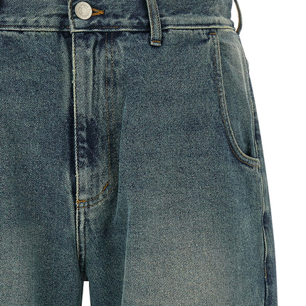 MFPEN Blue Organic Cotton Straight-Leg Jeans