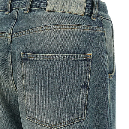 MFPEN Blue Organic Cotton Straight-Leg Jeans