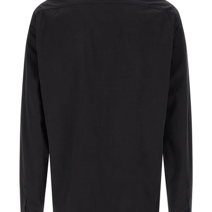 Kiton Black Cotton Blouse
