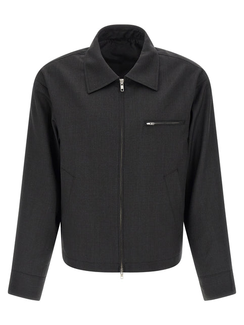MFPEN Gray Wool Full-Length Jacket