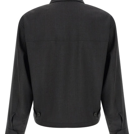 MFPEN Gray Wool Full-Length Jacket
