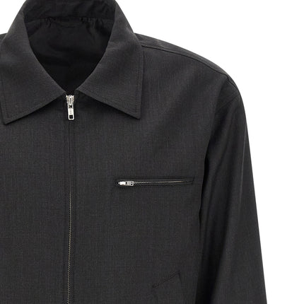 MFPEN Gray Wool Full-Length Jacket