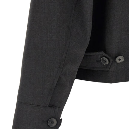 MFPEN Gray Wool Full-Length Jacket