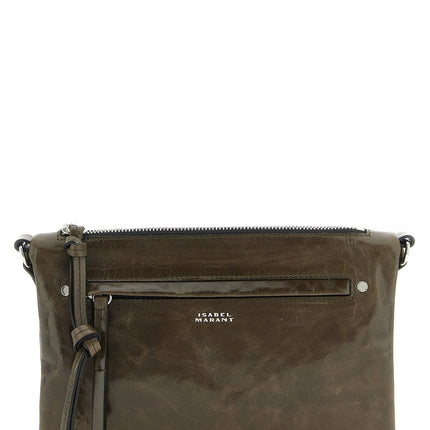 Isabel Marant Bicolor Calfskin Crossbody Bag
