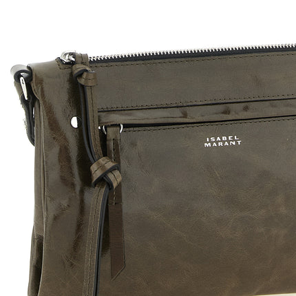 Isabel Marant Bicolor Calfskin Crossbody Bag