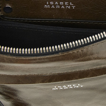 Isabel Marant Bicolor Calfskin Crossbody Bag