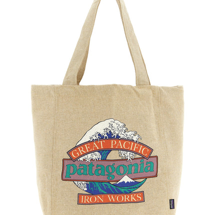 PATAGONIA Beige Cotton Tote Bag