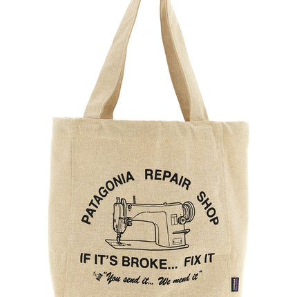 PATAGONIA Beige Cotton Tote Bag