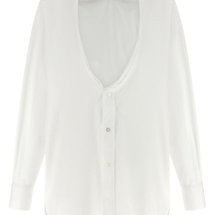Maison Margiela White Cotton Blouse