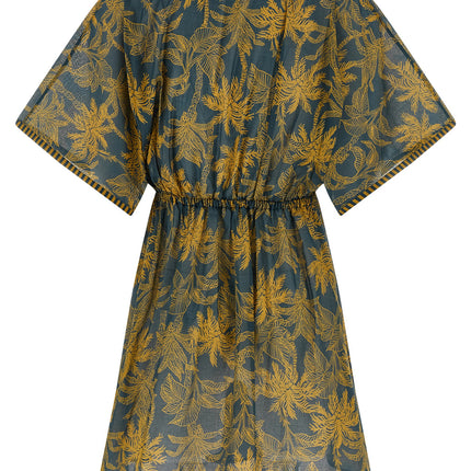 Eres Multicolor Cotton Casual Dress