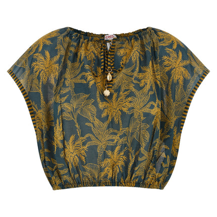 Eres Multicolor Cotton Pattern Shirt