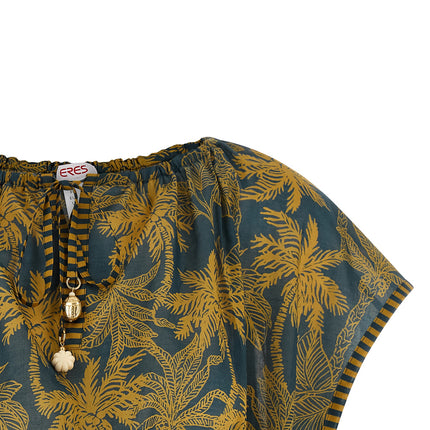 Eres Multicolor Cotton Pattern Shirt
