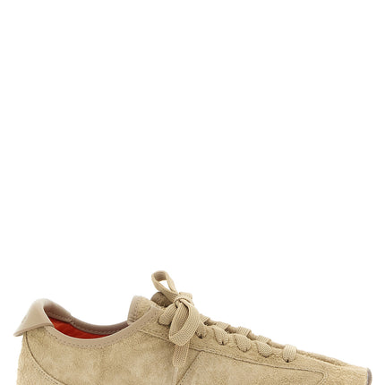Jacquemus Beige Cowhide Athletic Sneakers