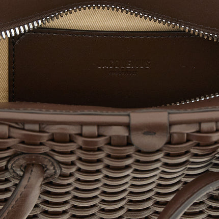 Jacquemus Brown Cotton Handbag