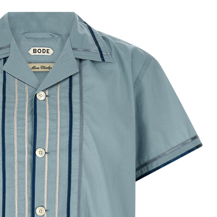 BODE Blue Cotton Blouse