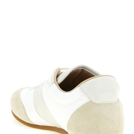 Lemaire White Leather Athletic Sneakers