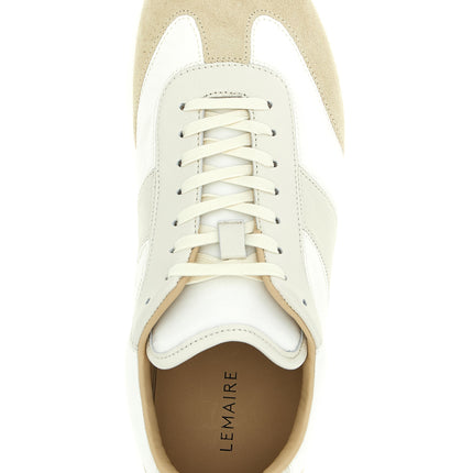 Lemaire White Leather Athletic Sneakers